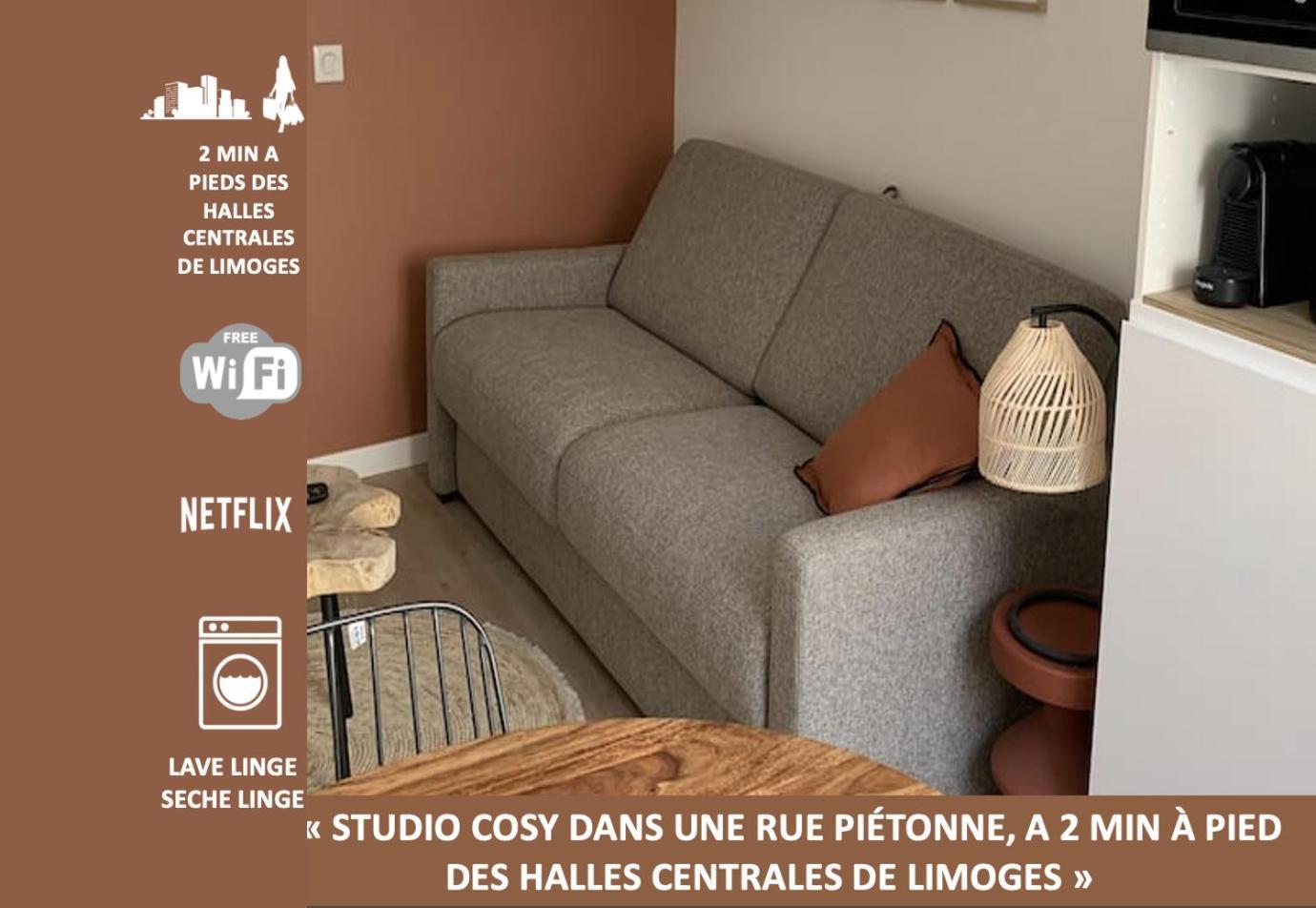 Magnifique Studio - En Hypercentre Et Rue Pietonne - 1Er Adrien Du Bouche Limoges Ngoại thất bức ảnh